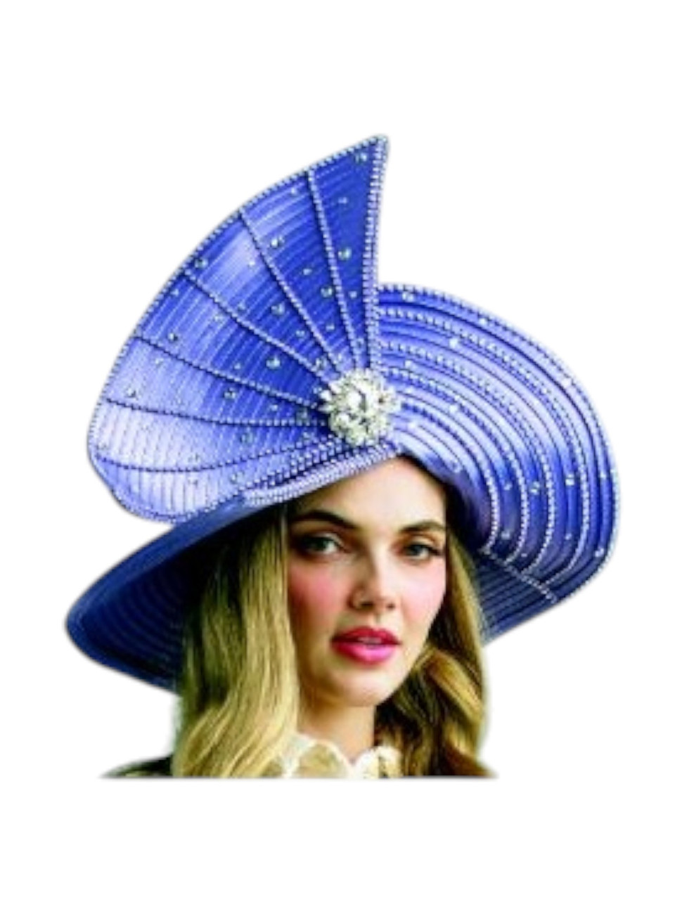 Lily and Taylor H391 Women Special Occasion Wide Brimmed Hat