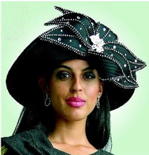 Elegance Fashions | Lily and Taylor H392 Designer Women Wide Brim Hat Elegance Fashions | Lily and Taylor H392 Designer Women Wide Brim Hat
