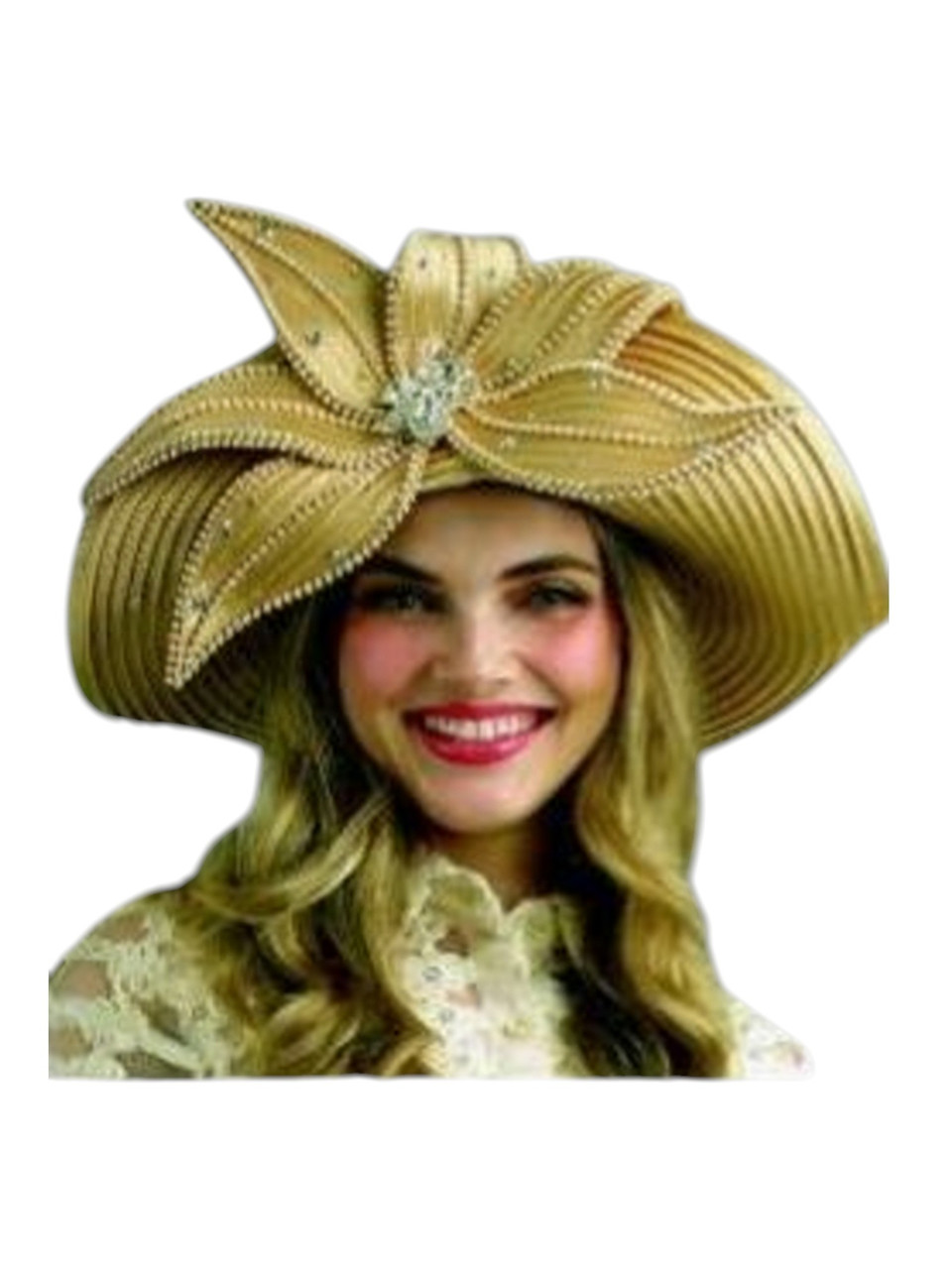 Elegance Fashions | Lily and Taylor H392 Designer Women Wide Brim Hat