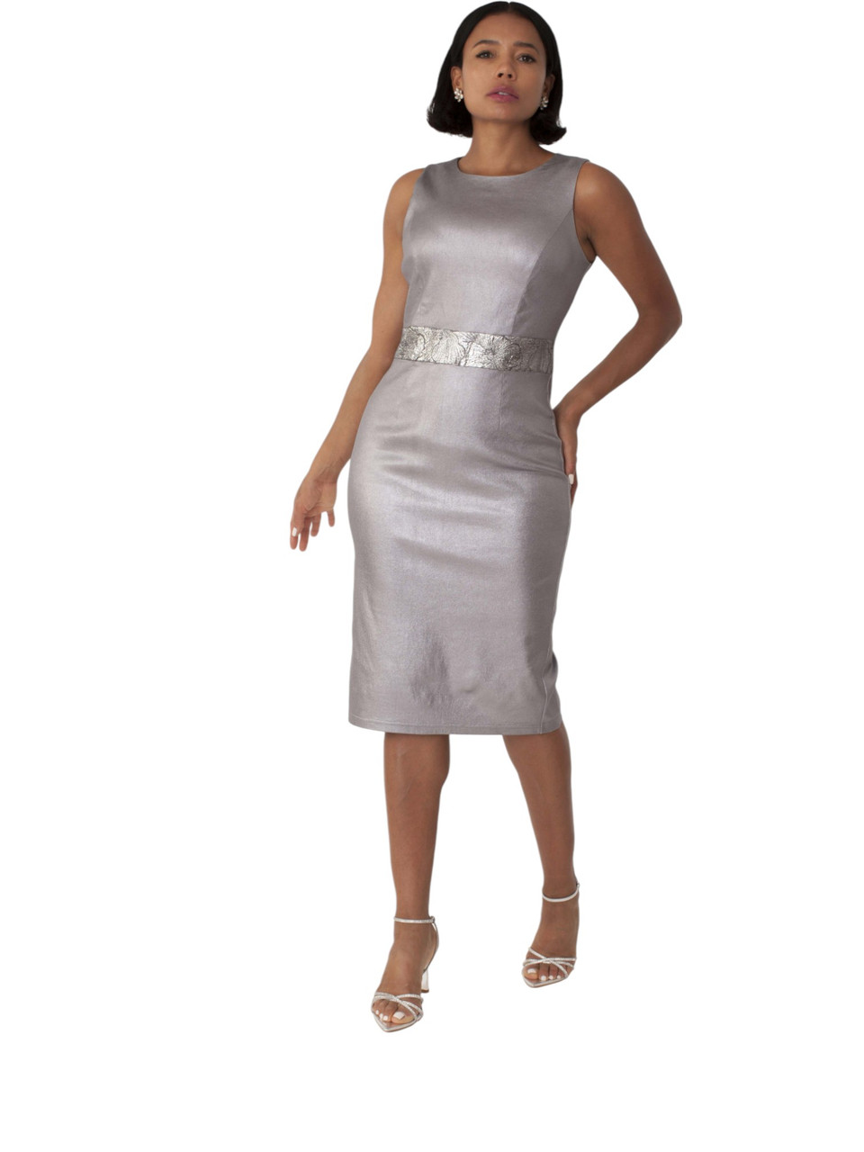 silver grey dress and jacket Shiny Silver Sequins | Sequins Blazer