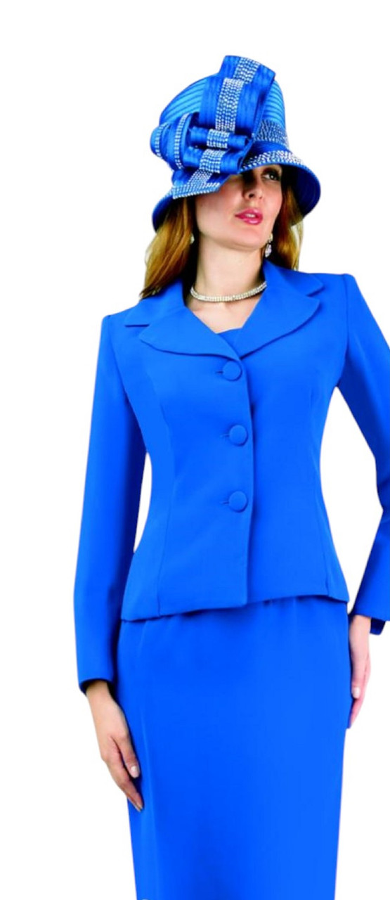Lily Taylor 4063 Ladies Church Suit - Royal in Size 12-14 Lily Taylor 4063 Ladies Church Suit - Royal in Size 12-14