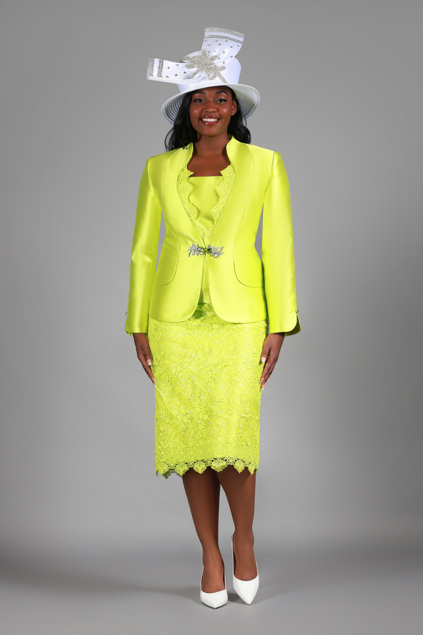 Giovanna Women Suits G1229 Lemon – Elegant Church Suits & Special