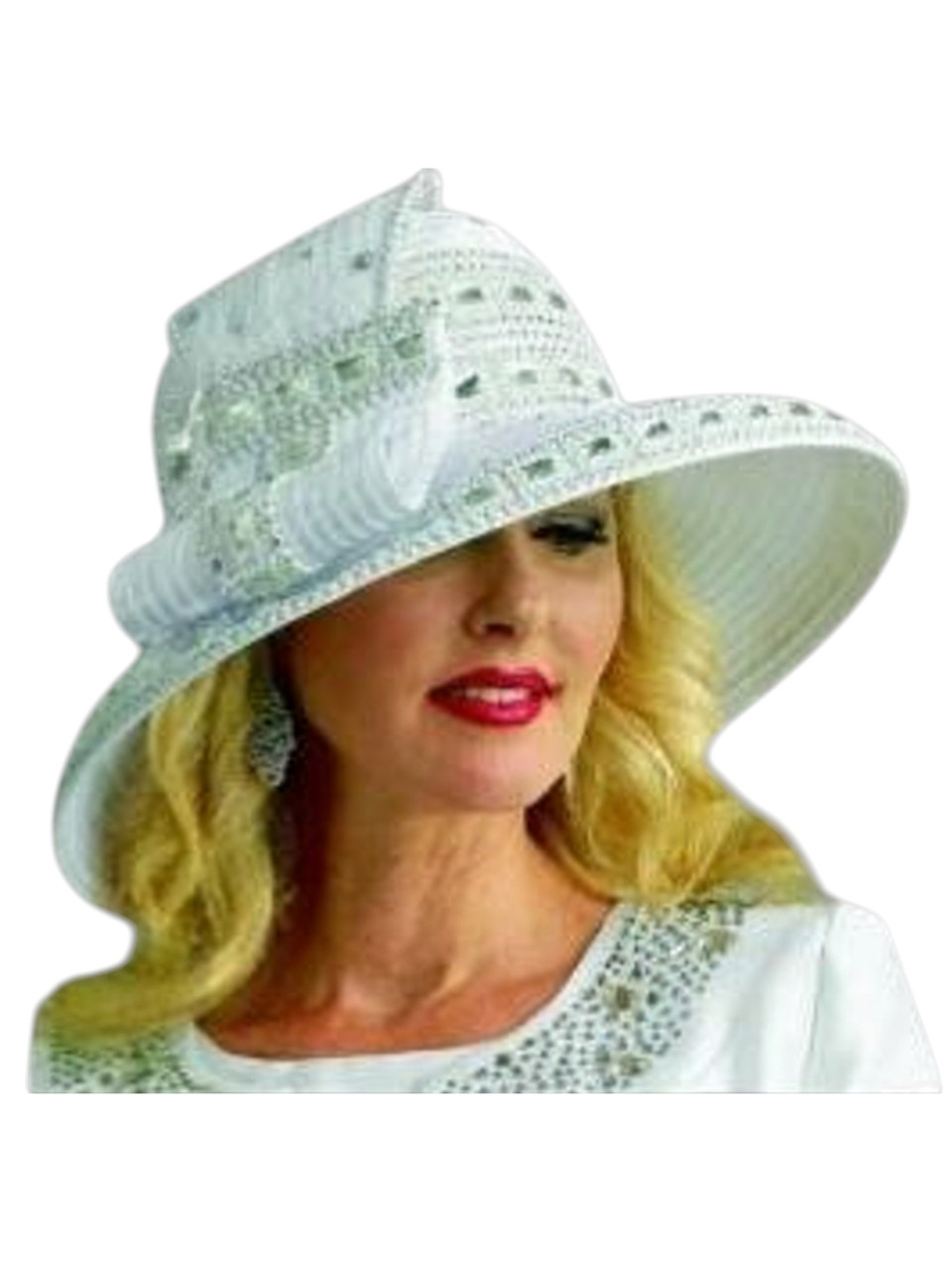 Nine Tailor｜Linaria Hand Hat(N-1439) Lily and Taylor H567 Women Special Occasion Wide Brim Hat