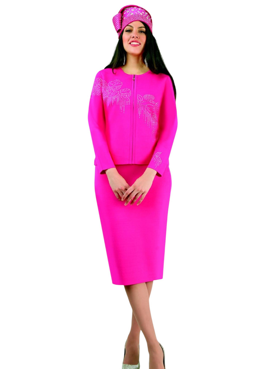Lily and Taylor Knit Designer Church Suit 619 – Women's Special Occasion Suit