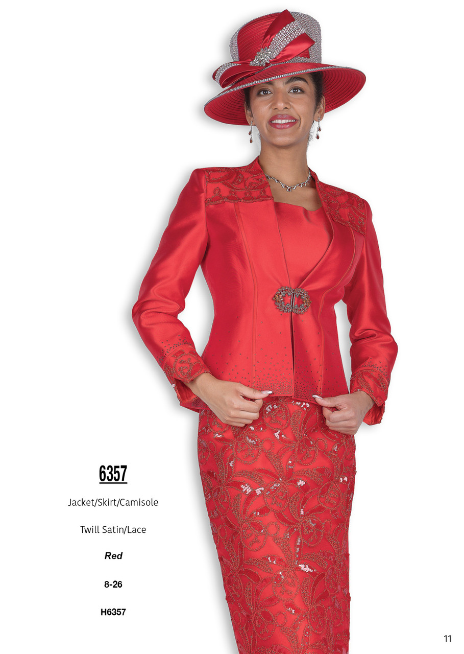 Elite Champagne Designer Church Suit 6357 – Women's Special