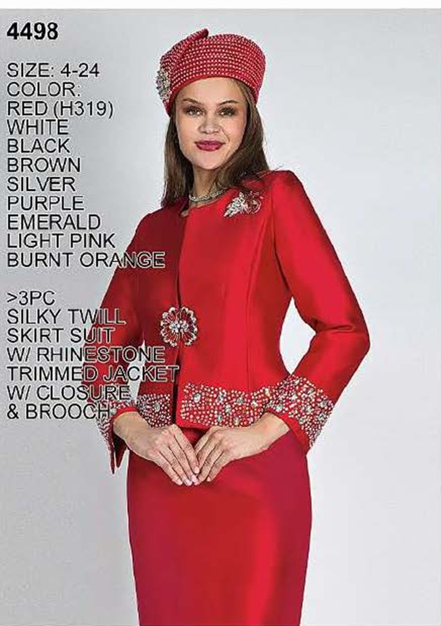 スーツ・フォーマル・ドレス Brille fleur de brille setup dress Lily Taylor Designer Church Suit 4498 – Elegant Women's Suit for