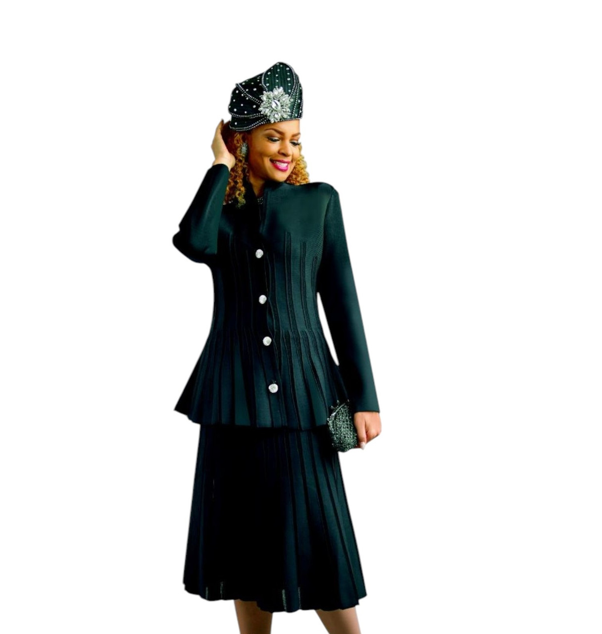 Lily and Taylor Knit Designer Church Suit 892 – Women's Special