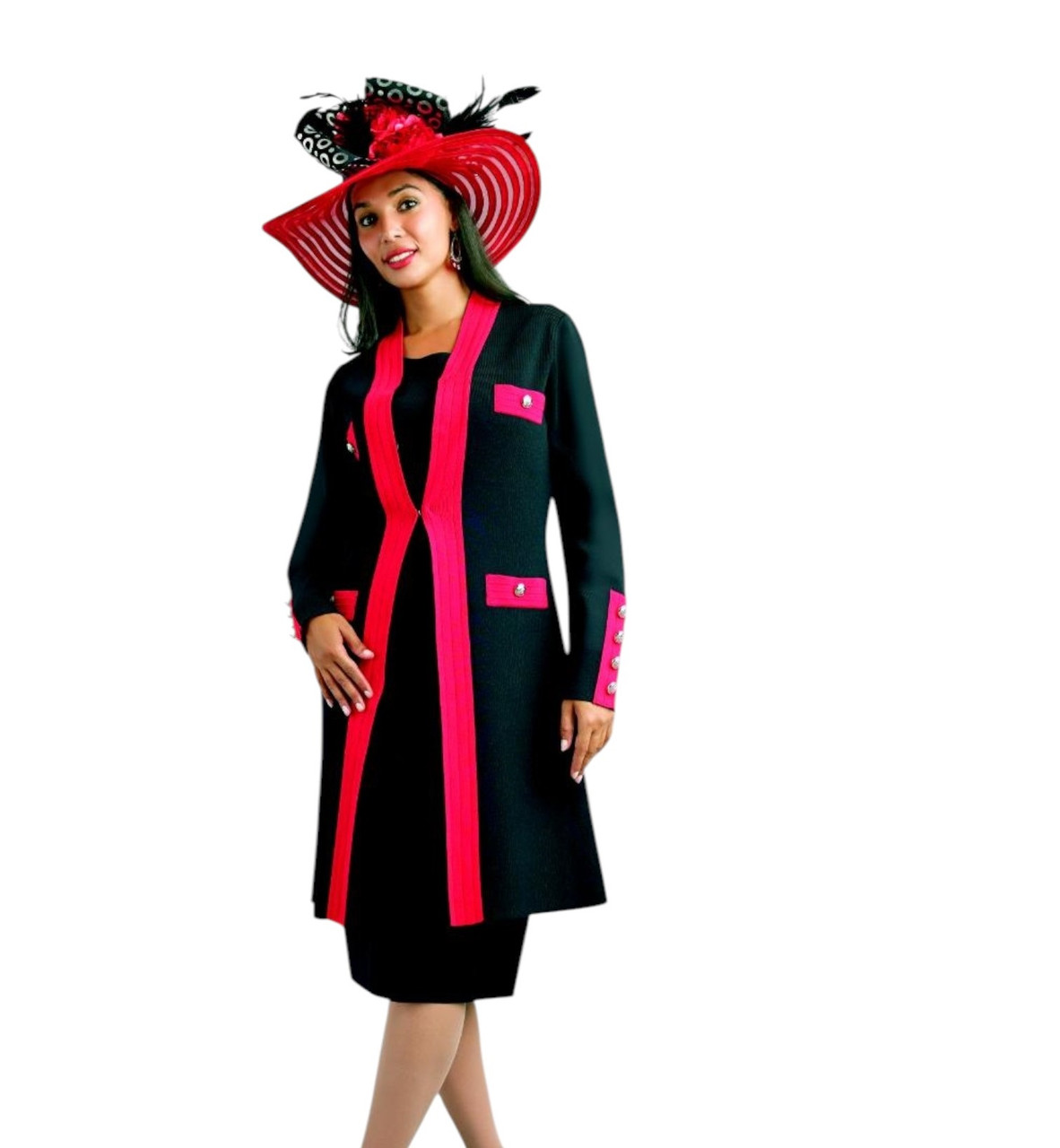 スーツ・フォーマル・ドレス lil Lily Taylor Knit Designer Church Suit 891 – Women's Special
