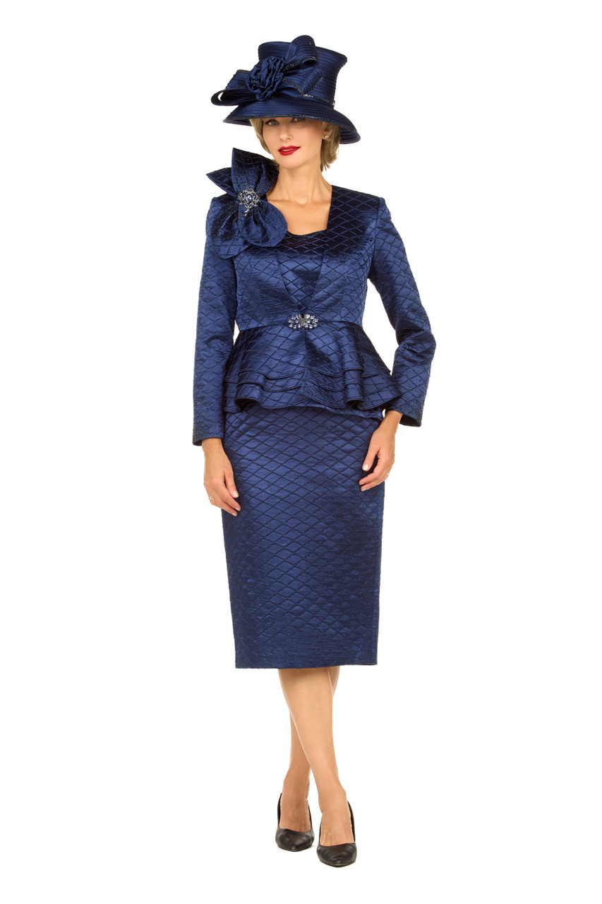 blue dress church Giovanna Church Dress D1345-Ice Blue, Ice Blue / 28W main image 0