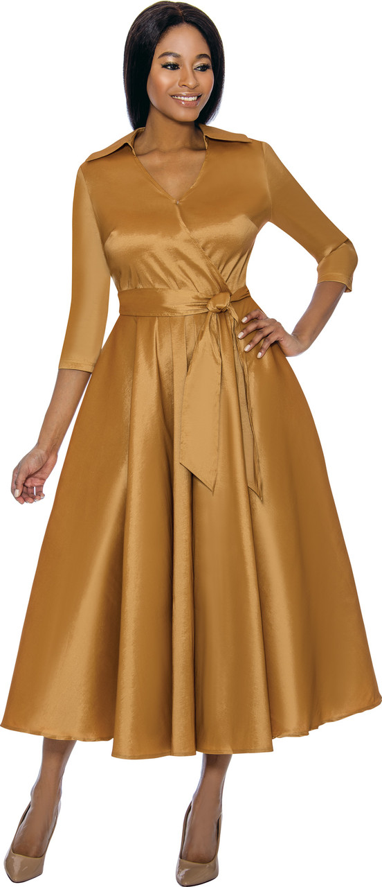 gold church dresses for women Summer Yrmaups Fashion Dress for Womens Short Sleeve Swing Trendy Beach  Vacation Dress Loose V Neck Summer Hollow Out Midi Dress Church Dresses