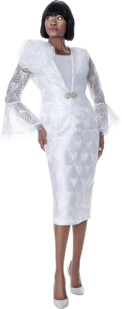 green emerald velvet dress Terramina Church Suit 7273C-Aqua – Church suits for less main image 0