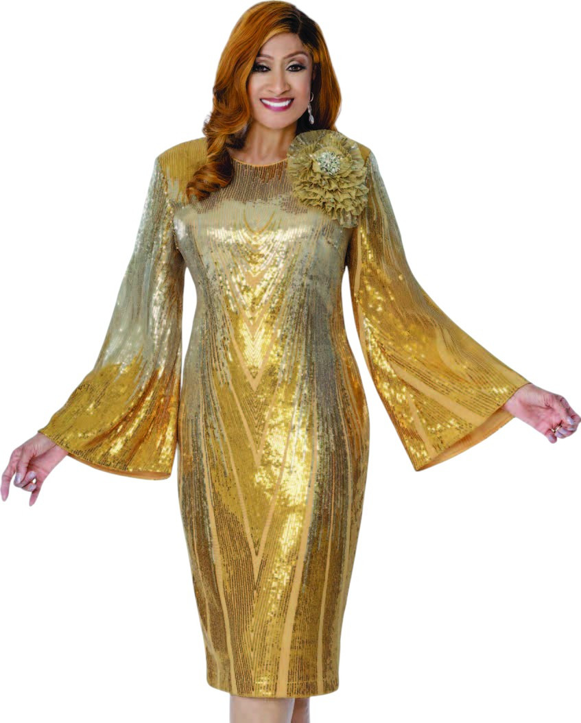 Dorinda Clark Cole DCC310131 Sequin Dress - 2026 Collection