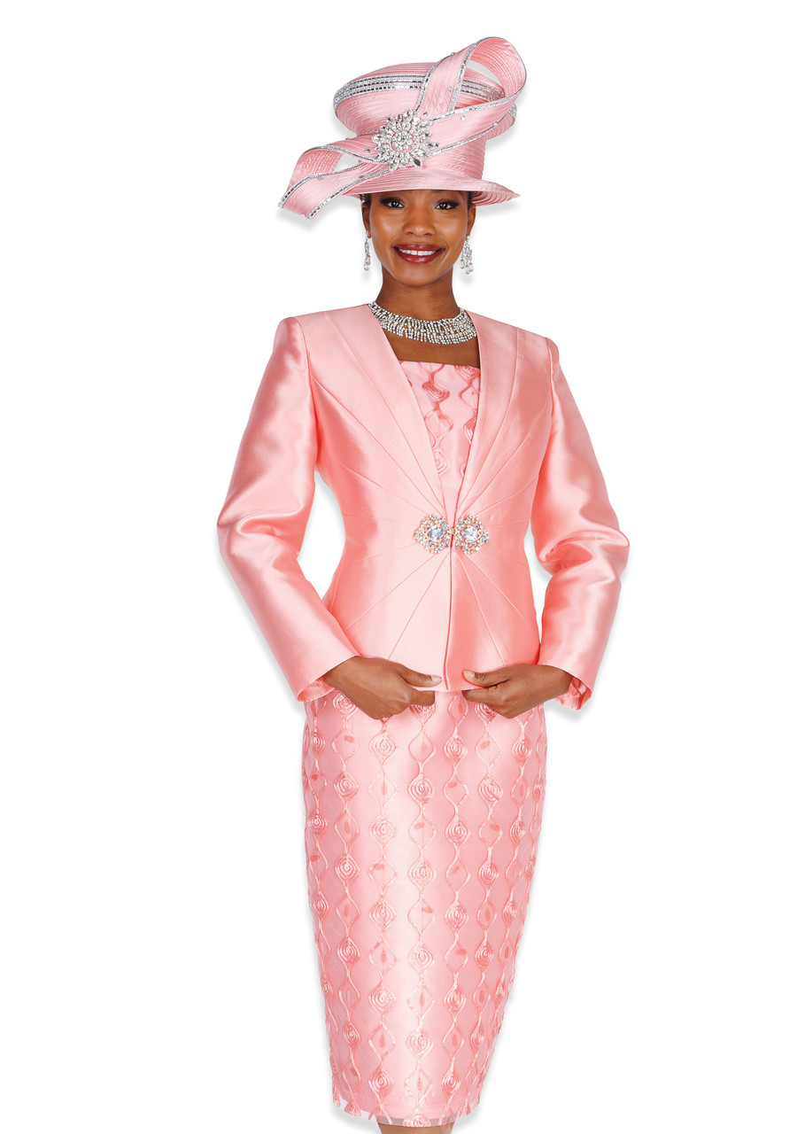 Champagne Italy Designer Church Suit 6418 – Elegant Women's Suit
