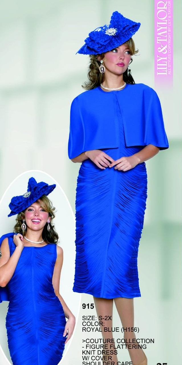 Lily Taylor Couture Designer Church Suit 915  Women's Special Occasion Suit