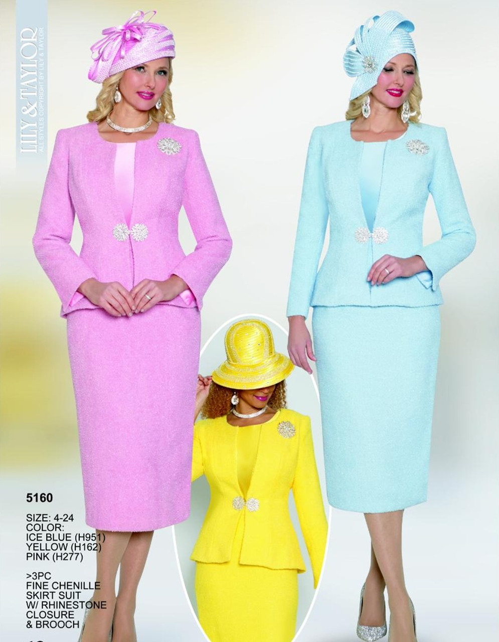 Lily Taylor Designer Church Suit 5160 – Elegant Women's Suit for