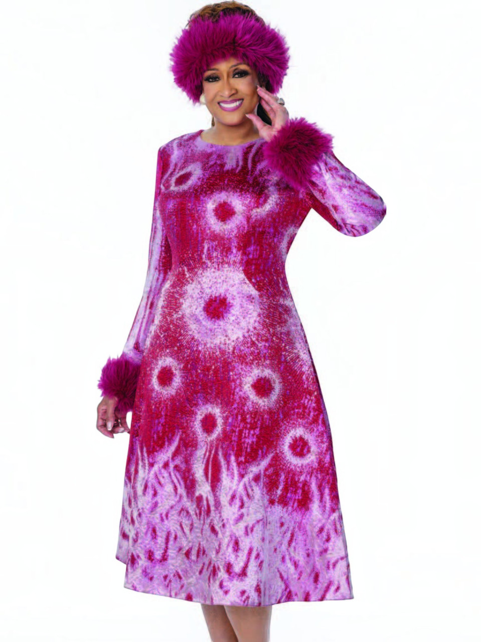 Dorinda Clark Cole DCC310371 Dress with Free Headband – Elegant