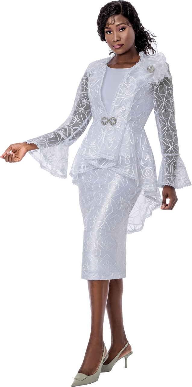 Terramina Women Church Suit 7184 Elegant Skirt Set– Elegant