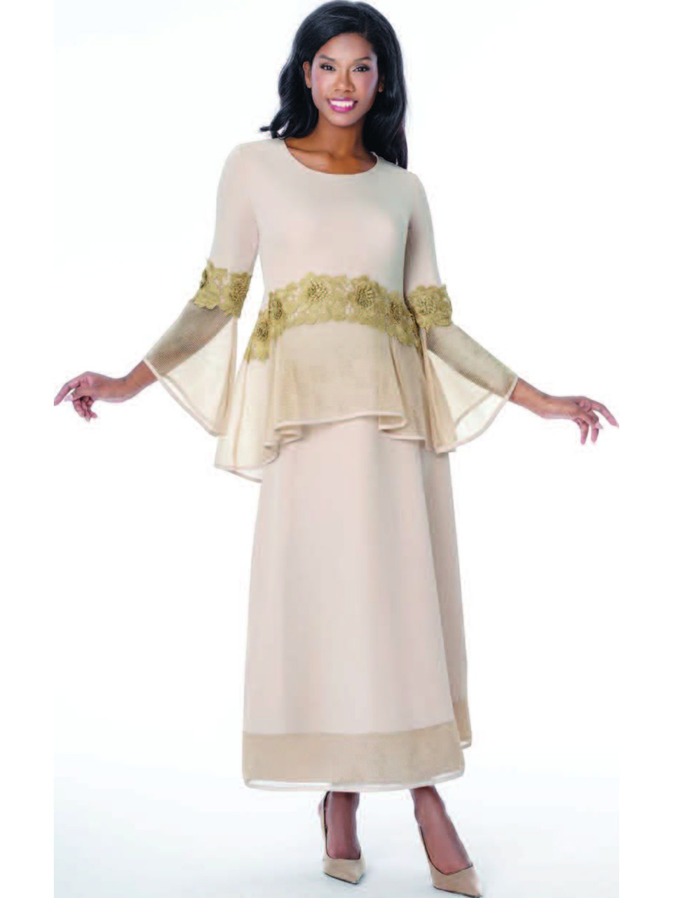 elegant champagne dress Long Sleeves Gown in and a chic leg slit for a sophisticated evening look. Champagne gown for evening dress