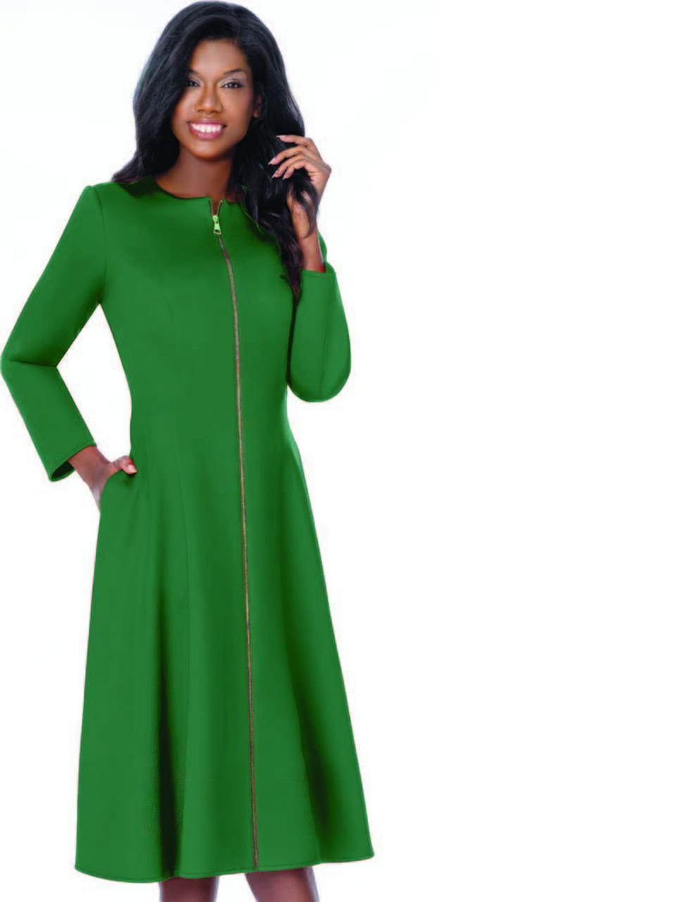 emerald green scuba dress Dresses By Nubiano DN101161 Formal gown