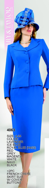 Lily & Taylor 4063 Skirt Suit