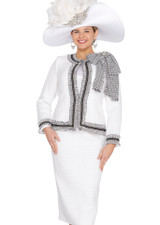 Elite Champagne 6162 3Pc Skirt Suit -WB