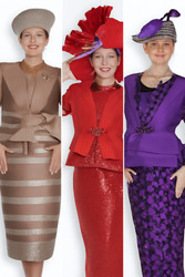 Elite Champagne Fall 2025 Collection | Couture Church Suits & Dresses