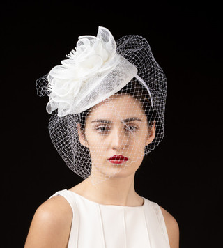 Elegance Fashions | H5848 Designer Fascinator Pillbox Hat  display picture 2