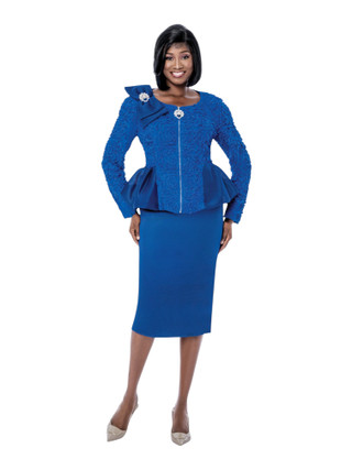 Terramina 7227 2Pc Special Occasion Skirt Suit