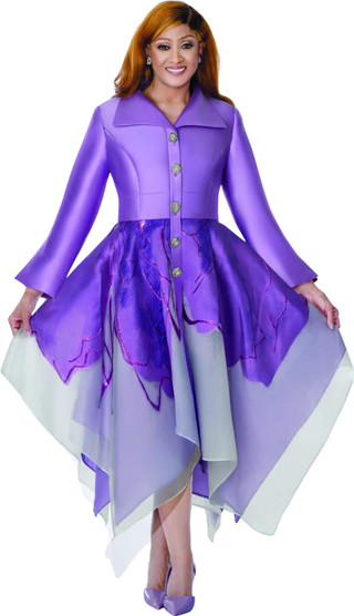 Dorinda Clark Cole DCC310301 Lilac Dress - 2026 Collection