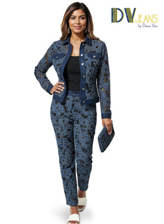 Donna Vinci DV Jeans Church Suit 8518 – Designer Women's Special