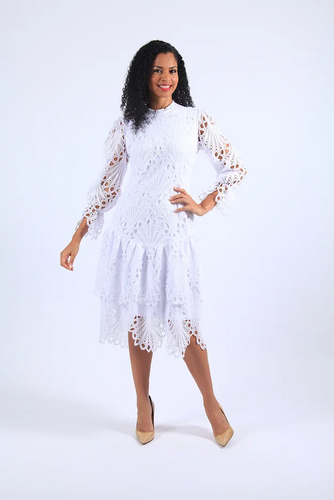 Diana Couture 8647 Dress - White