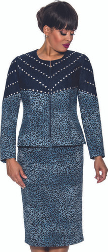 Devine Sport 63933 Denim 3Pc Skirt Set 