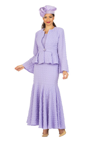Giovanna 0943 3Pc Skirt Suit - Lilac
