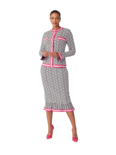 Kayla Knits Designer Church Suit 5331 – Women's Special Occasion Suit