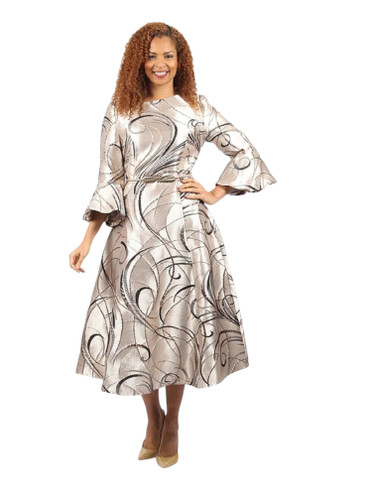 Diana Couture Designer Church Dress 8903 – Elegant Women's Dress