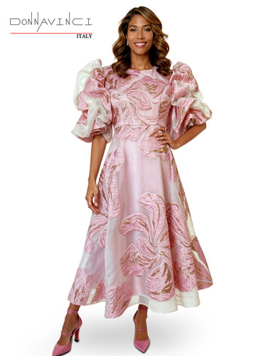 Donna Vinci 12266 Pink Dress