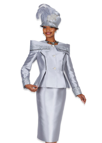 elegance designer suits and dresses 502905 Mint Green Designer Gown with Puff Sleeves