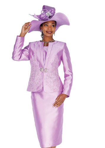 open lace back dress Diana Couture Dress 8720-Purple, Purple / 20