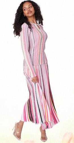 Kayla Knits Designer Church Suit 5359 Celery – Women's Special