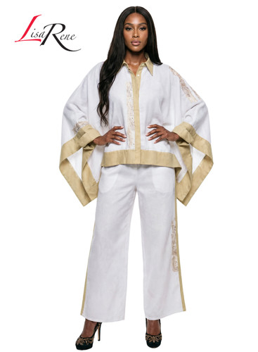 Lisa Rene Designer Church Suit 240729 – Elegant Women's Suit