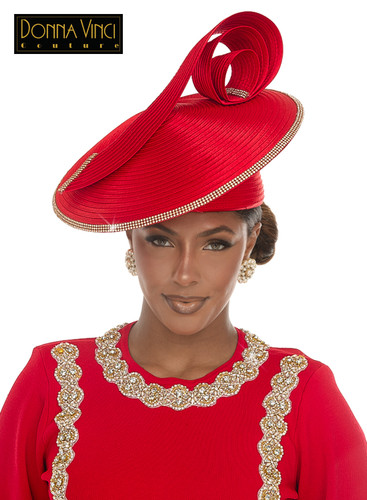 dress hats for women Designer Couture Women's Church & Special Occasions morning weddings LowStock:43680395329587 pant-fit:Slim Ruby Red Satin Short Kentucky derby hats