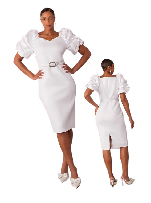 For Her NYC 82167 Dress by Tally Taylor - White