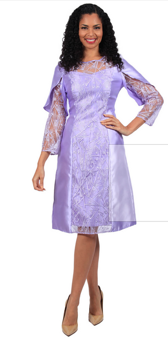 Diana Couture 8696 Dress - Lilac