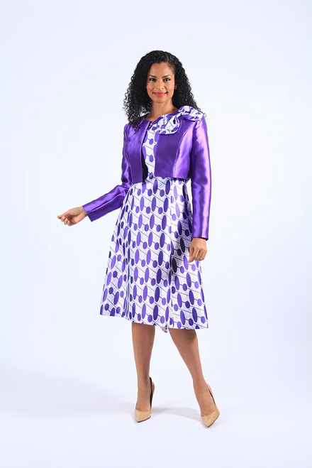 Diana 8615 Dress Set - Purple