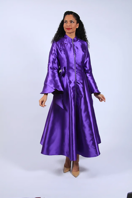 Diana 8620 Women Clergy Robe -Purple