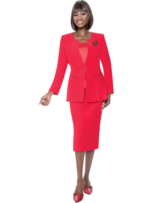 Terramina 9001 3Pc Skirt Suit -R