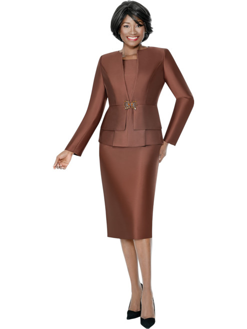 Terramina 7208 Women Suit - Brown
