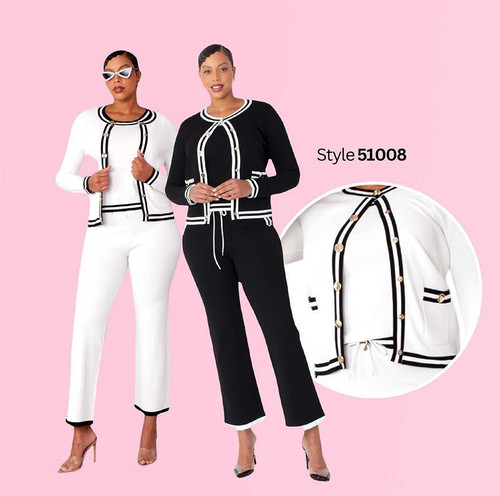 Kayla Sport 51008 3Pc Knit Pant Set
