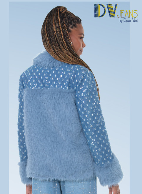 DV Jeans 8512 Jacket-Back View