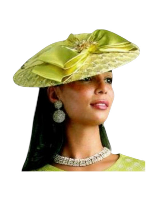 Lily and Taylor H156 Fascinator with Satin Ribbon Trim